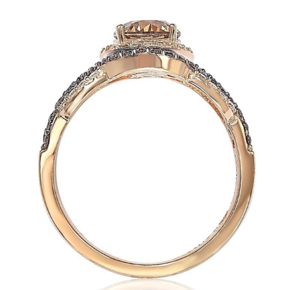 Champagne Diamonds Ring - Picture 4 of 14